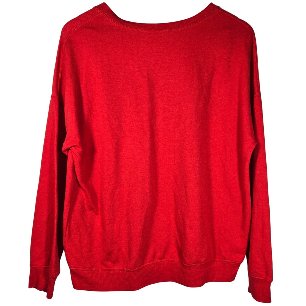Coca-Cola Womens Red Graphic Sweatshirt Drink Coke Classic Logo Medium RN 117508 - Picture 3 of 9
